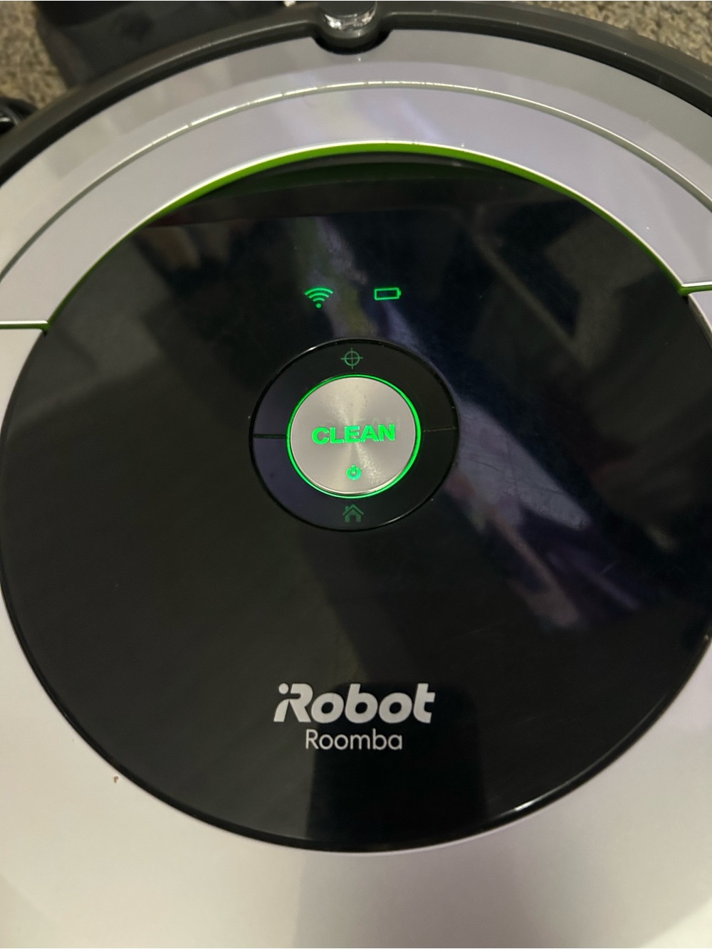 iRobot Roomba Robotic Vacuum Cleaner in Black and Silver